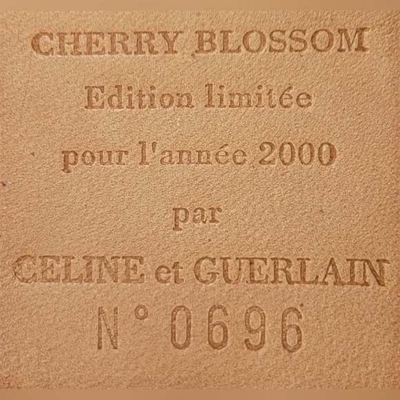 VTG Celine et Guerlain Cherry Blossom Limited Edition 2000 Cosmetic Zip - Picture 4 of 16